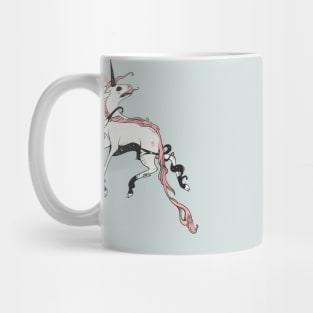 Creepy Unicorn Art Mug